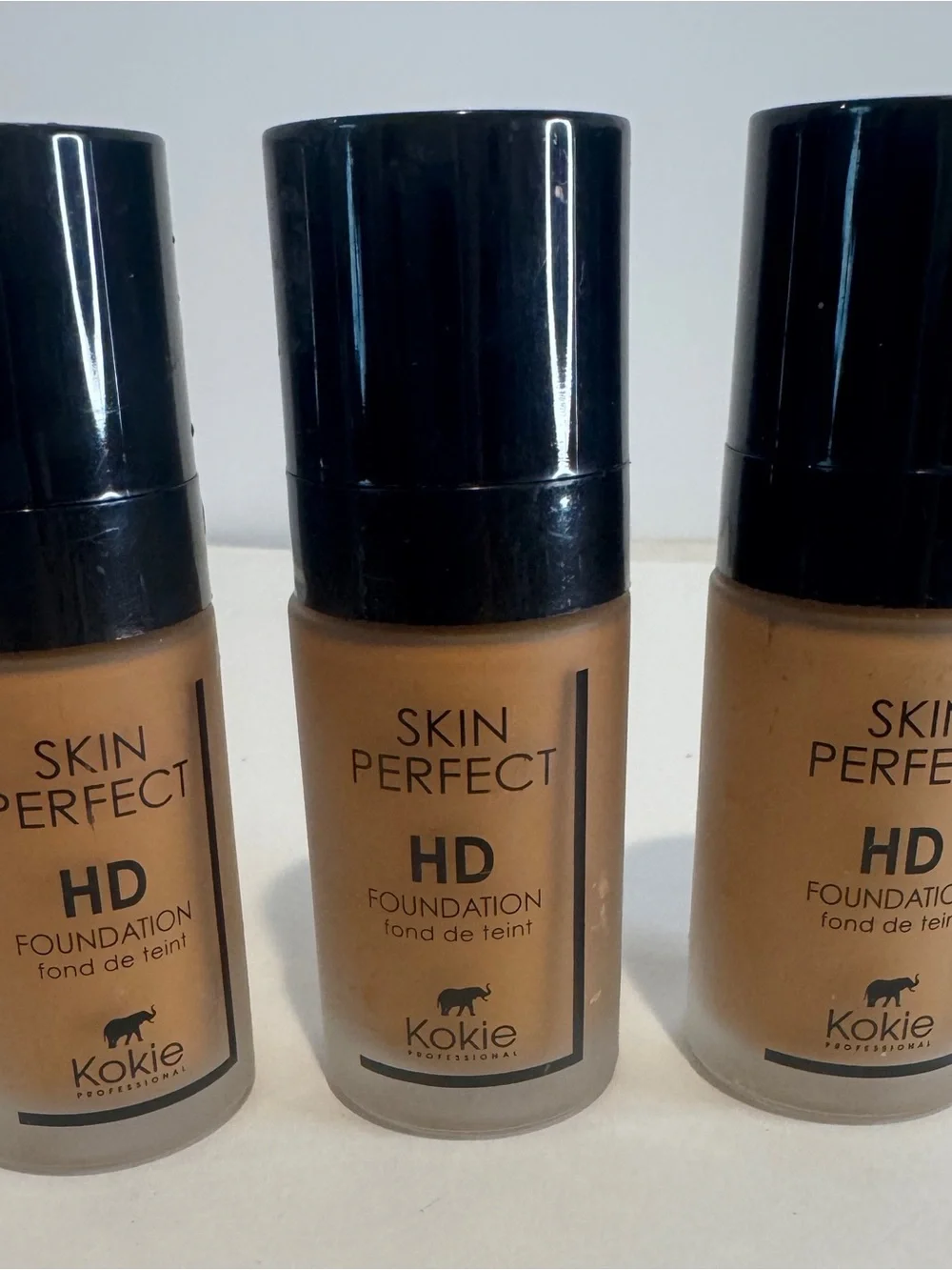 Kokie Skin Perfect HD Foundation 110W Brand new 3 bottle
